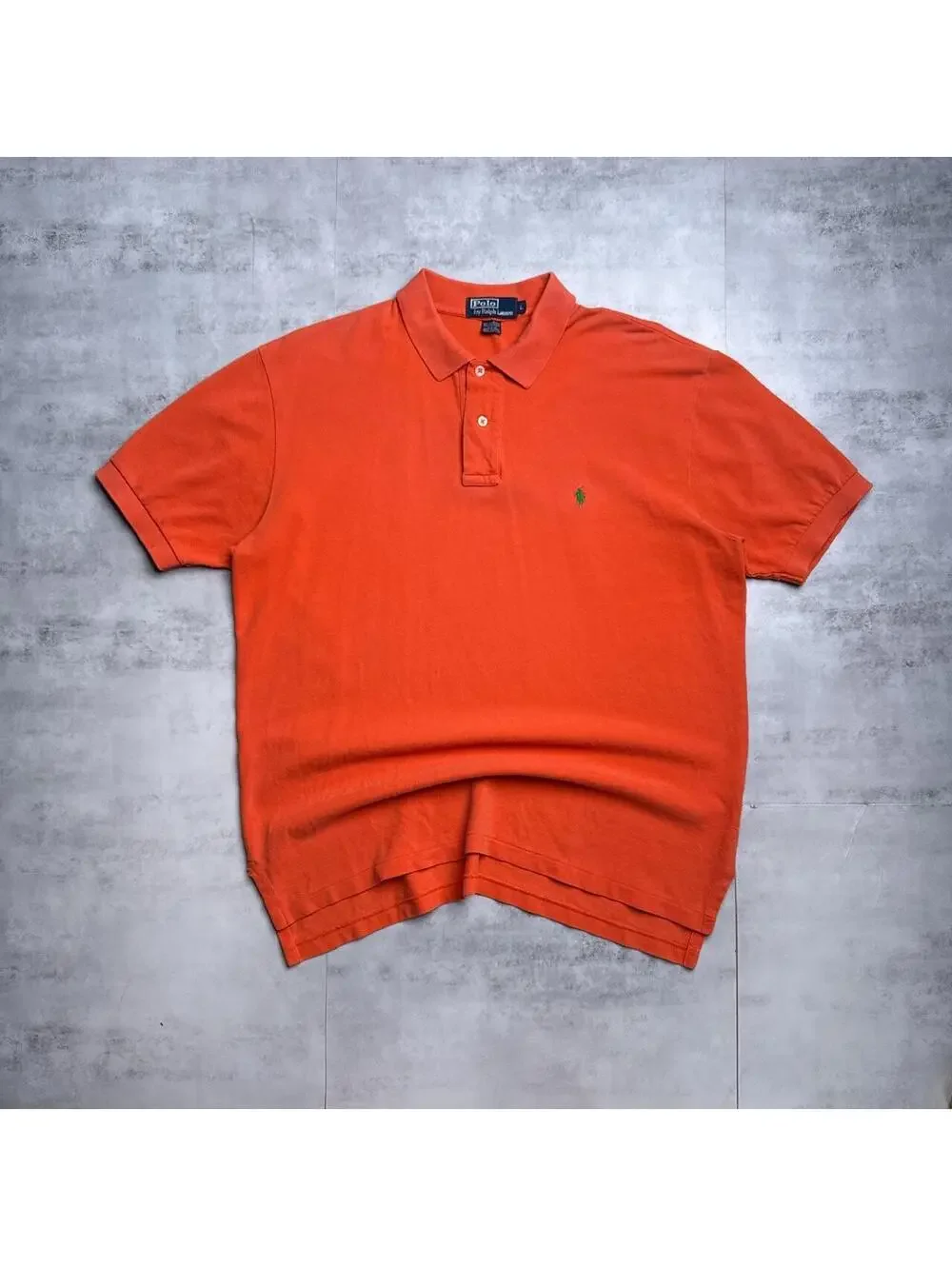 Y2K Polo Ralph Lauren 00s Polo orange shirt